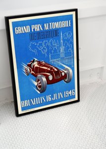 Poszter Grand Prix belga autóverseny