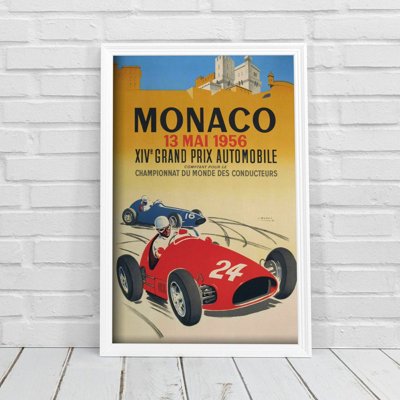 Poszter GRAND PRIX MONACO XIV Automobile