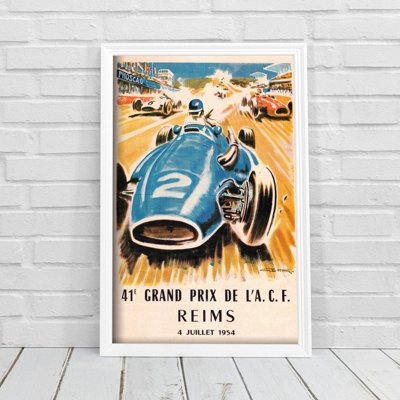 Poszter Automobile Grand Prix Reims