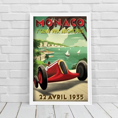 Poszter GRAND PRIX Autmobile Monaco
