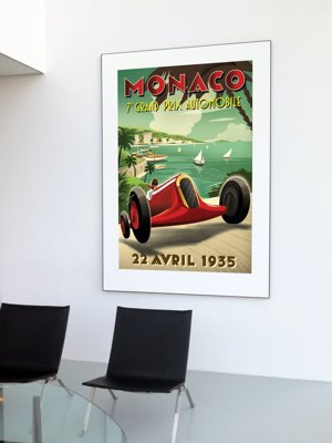 Poszter GRAND PRIX Autmobile Monaco