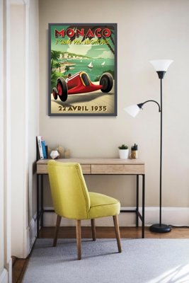 Poszter GRAND PRIX Autmobile Monaco