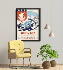 Retro poszterek Automobile Coupe de Paris