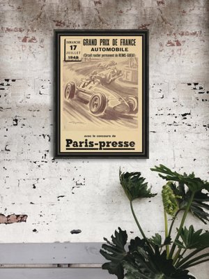 Retro poszterek Automobile Grand Prix de France