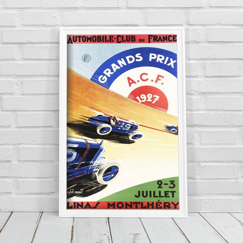 Retro poszterek Automobile Grand Prix FRANCE