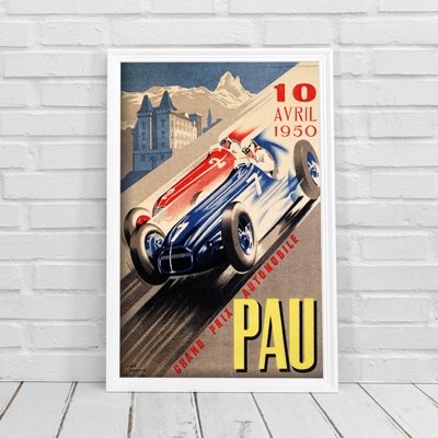 Retro poszterek Grand Prix Automobile Pau