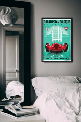 Retro poszterek Grand Prix de Belgique Automobile
