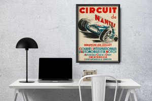 Retro poszterek Grand Prix Circuit de Nantes