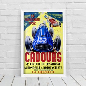 Retro plakát Cadours Circuit International Automobile Grand Prix