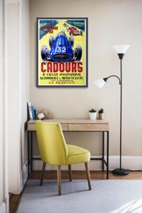 Retro plakát Cadours Circuit International Automobile Grand Prix