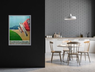 Retro plakát Grand Prix Circtvit de Milan Grand Prixde L'A.C d'Italie