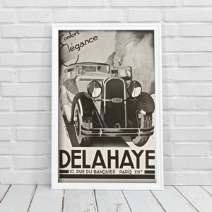 Retro plakát Delahaaye Confort Elegance