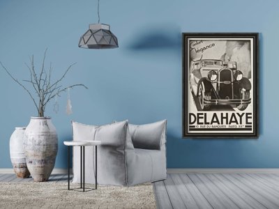 Retro plakát Delahaaye Confort Elegance
