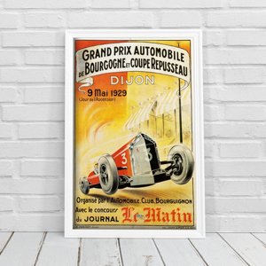 Fali poszter Grand Prix Automobile de Bourgogne és Coupe Reposseu
