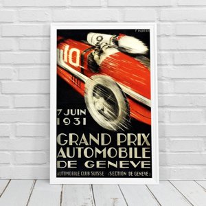 Fali poszter Grand Prix Automobile de Gene