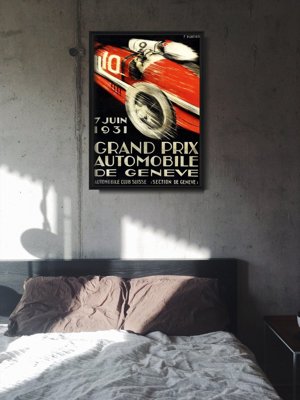 Fali poszter Grand Prix Automobile de Gene