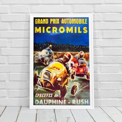 Fali poszter Grand Prix Automobile Micromils Epreuves de Dauphine