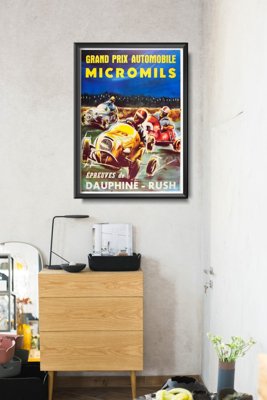 Fali poszter Grand Prix Automobile Micromils Epreuves de Dauphine