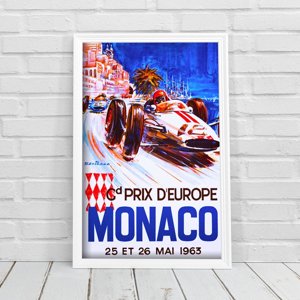 Fali poszter Grand Prix D'Europe Monaco
