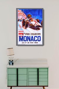 Fali poszter Grand Prix D'Europe Monaco