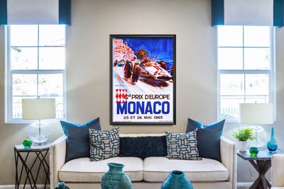 Fali poszter Grand Prix D'Europe Monaco