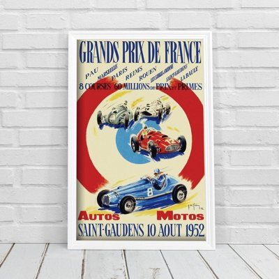 Fali poszter Grand Prix de France