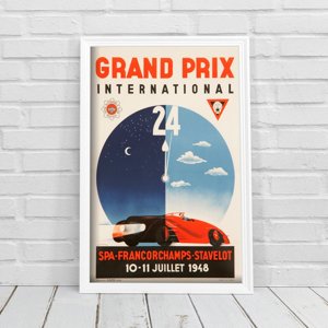 Fali poszter Grand Prix International Spa Francorchamps Stavelot