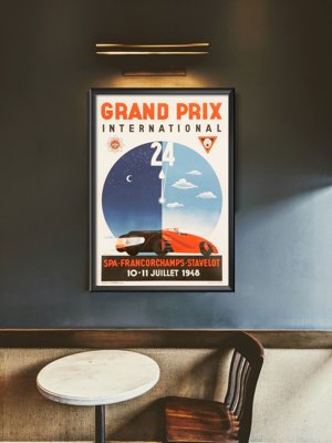 Fali poszter Grand Prix International Spa Francorchamps Stavelot