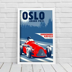 Fali poszter Grand Prix Oslo