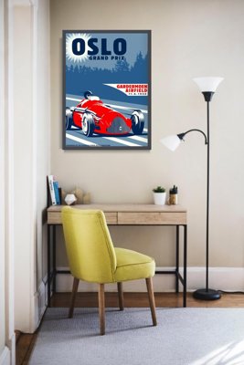 Fali poszter Grand Prix Oslo