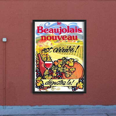Poszter Boros poszter Új Beaujolais Nouveau