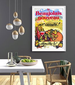 Poszter Boros poszter Új Beaujolais Nouveau