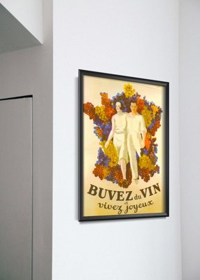 Poszter Francia bor poszter bor dekoráció