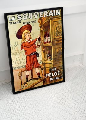 Retro plakát Le Souverain Advertising Impresszum