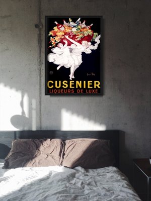 Retro plakát Cusiner hirdetési likőr