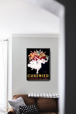 Retro plakát Cusiner hirdetési likőr