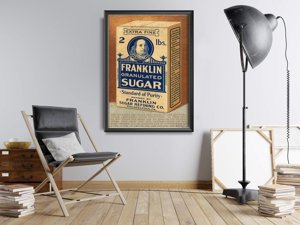 Retro plakát Cukorcsomag
