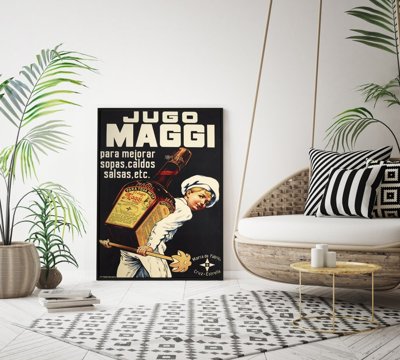 Poszter képek Vintage Spice SOS Maggi Print