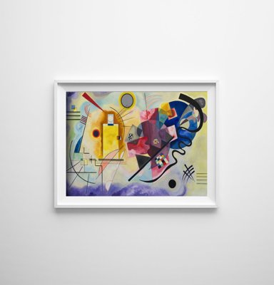 Poszter Jaune Rouge Bleu Wassily Kandinsky