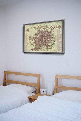 Plakát poszter Milano Italia régi térképe