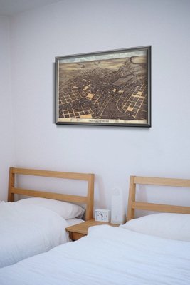 Poszter Stara mapa San Antonio