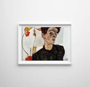 Poszter Önarckép Egon Schiele