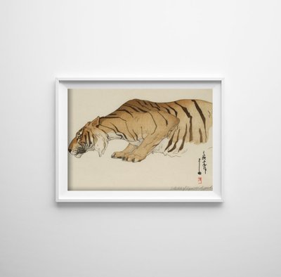 Tigris vázlat Yoshidy Hiroshi