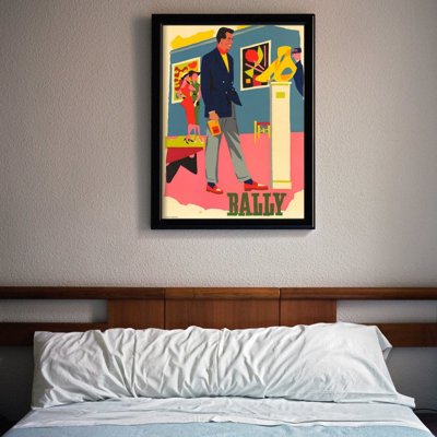 Plakát Reklám Bally Lábbelik