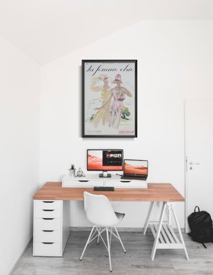 Plakát Illusztráció a La Femme Chic Mars magazin
