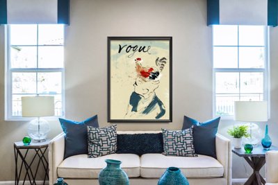 Plakát Divat vintage vogue illusztráció