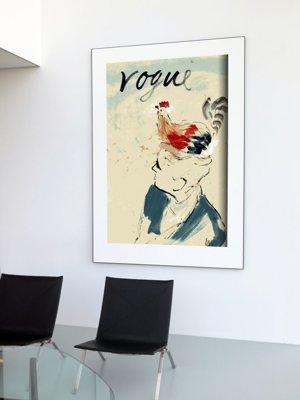 Plakát Divat vintage vogue illusztráció