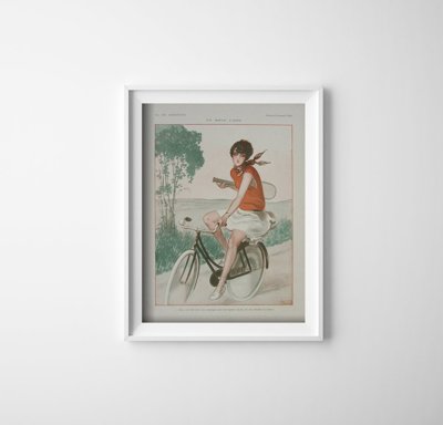 Poszter képek La vie parisienne en roue libre circa magazin