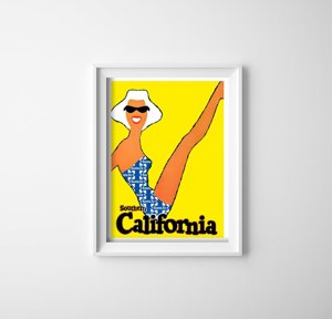 Retro poszterek Kaliforniai utazás