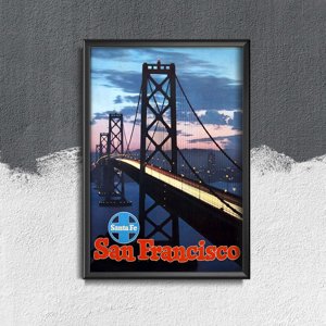 Retro plakát San Francisco
